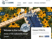 Tablet Screenshot of kiss-looms.com